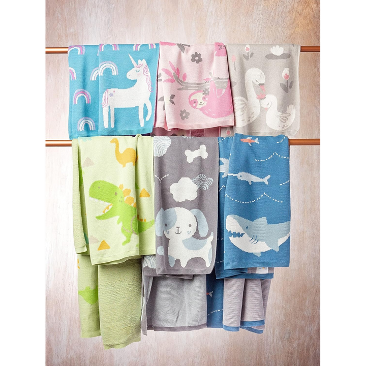 Stephen Joseph Knit Stroller Blanket