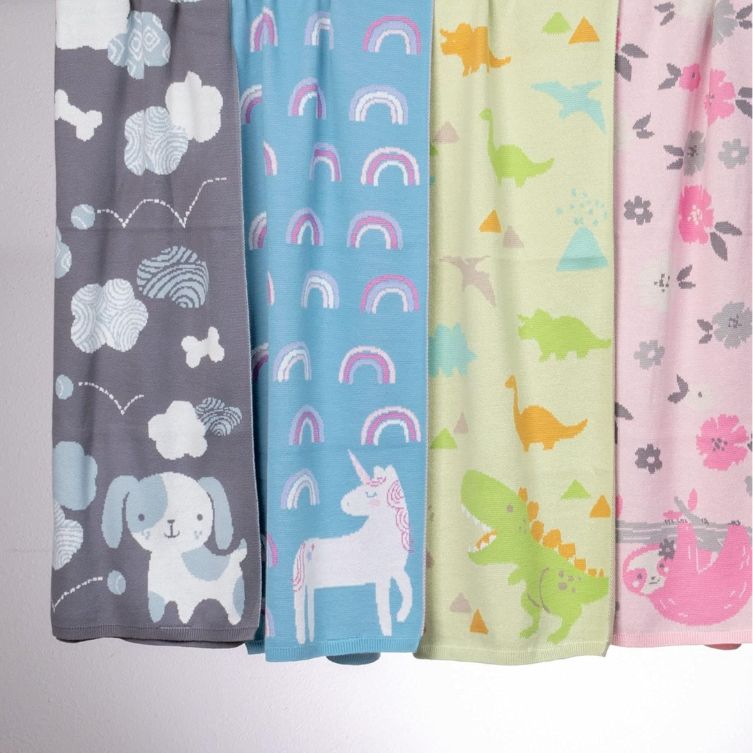 Stephen Joseph Knit Stroller Blanket