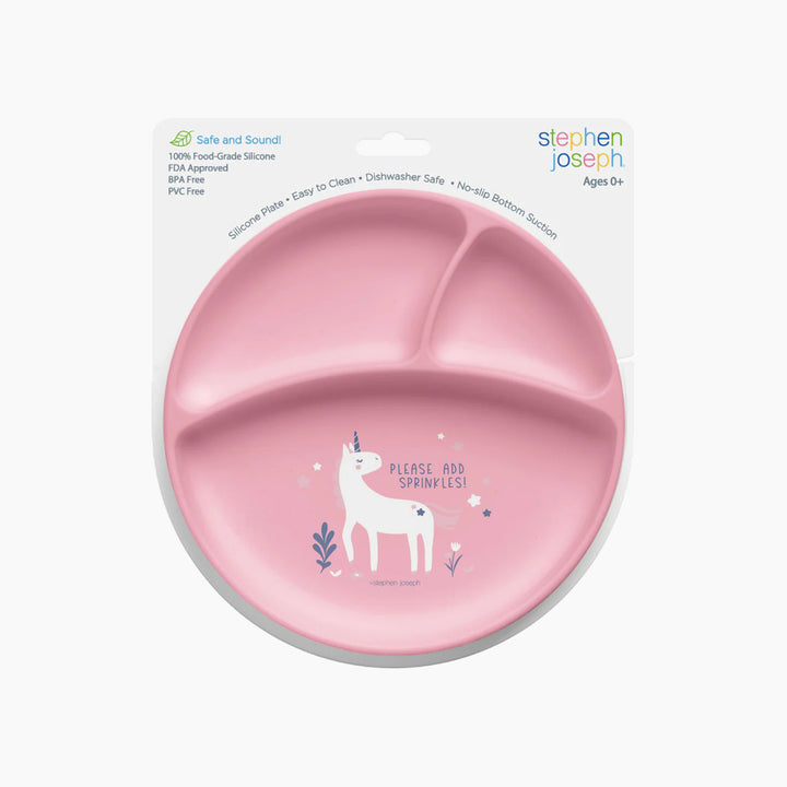 Stephen Joseph Silicone Baby Plate