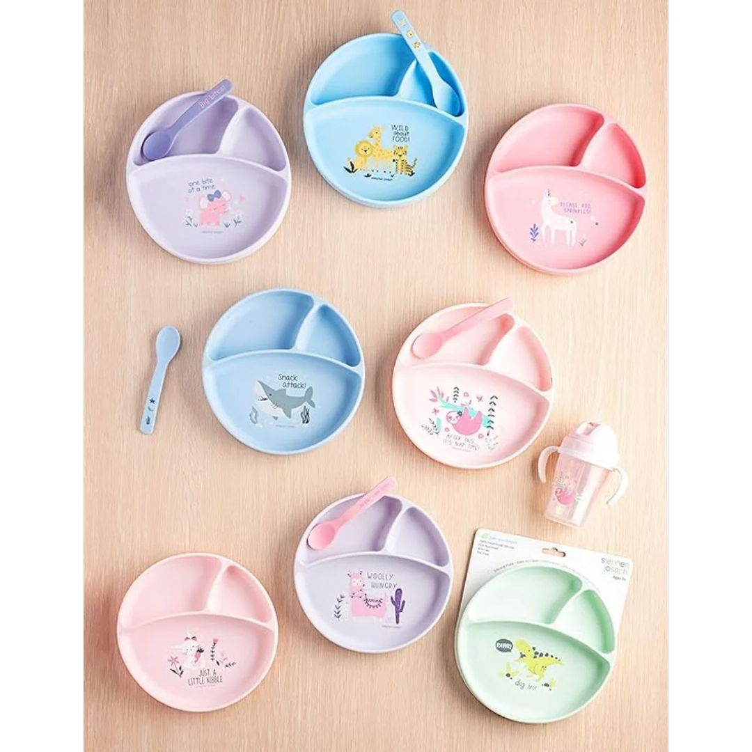 Stephen Joseph Silicone Baby Plate
