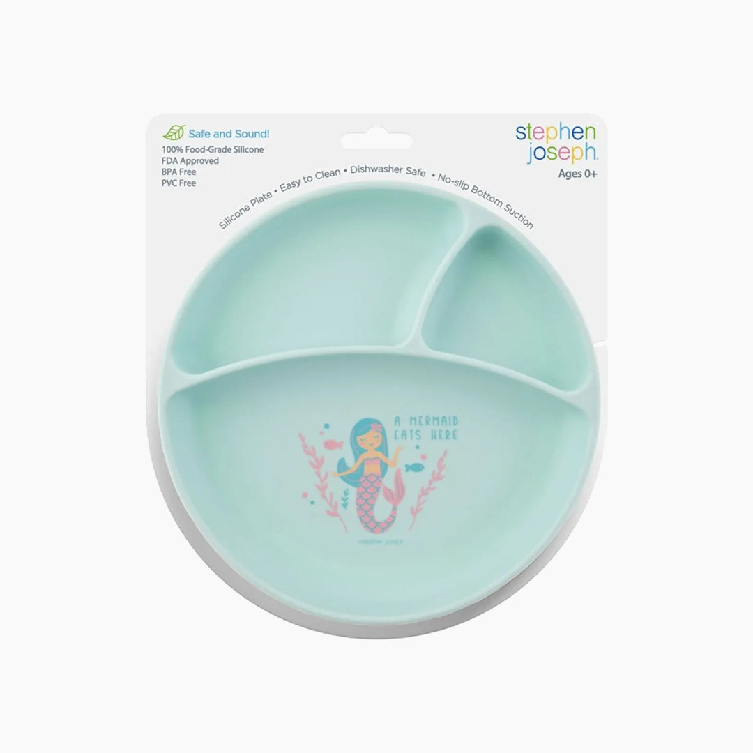 Stephen Joseph Silicone Baby Plate