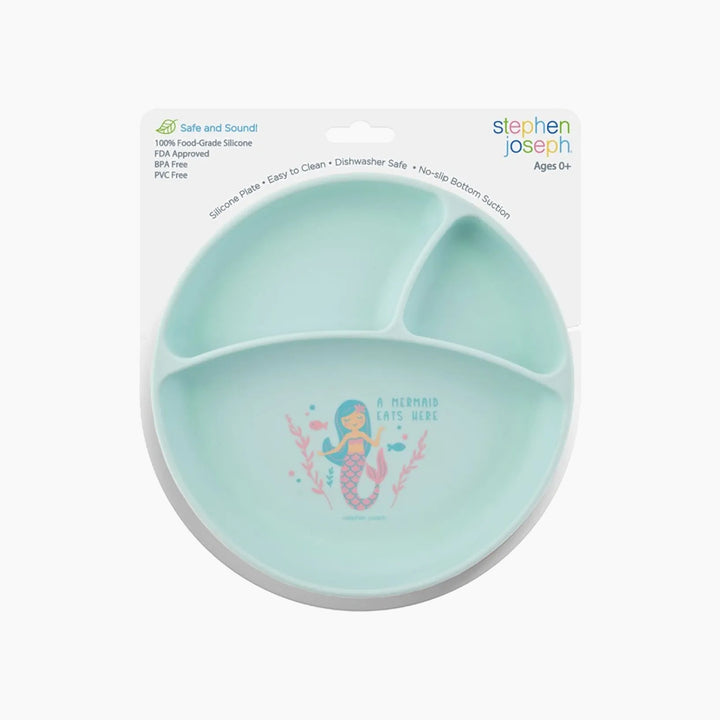 Stephen Joseph Silicone Baby Plate