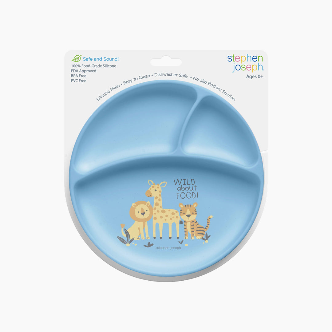 Stephen Joseph Silicone Baby Plate