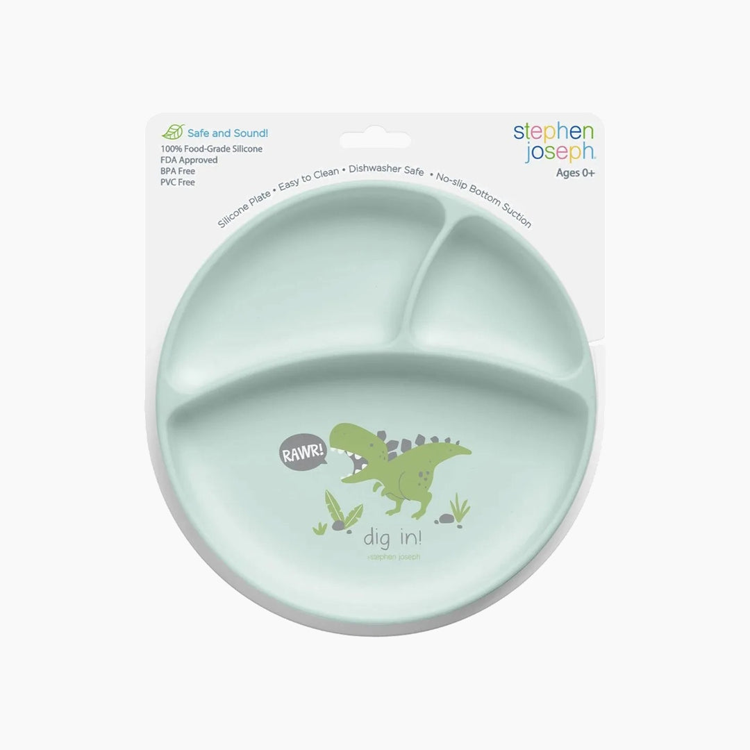 Stephen Joseph Silicone Baby Plate