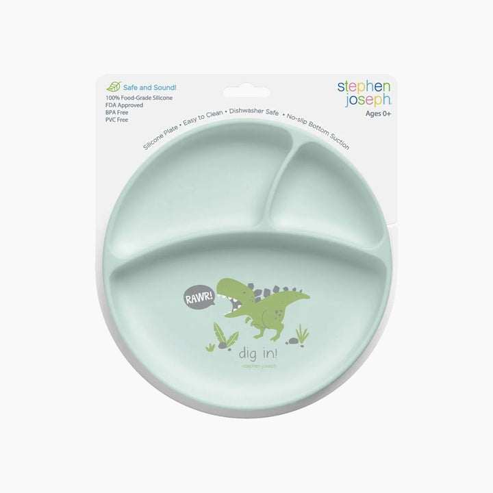 Stephen Joseph Silicone Baby Plate