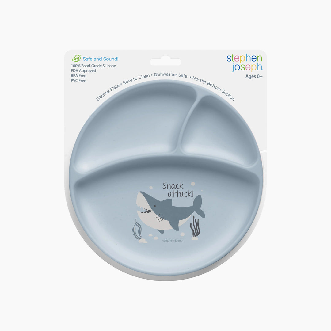 Stephen Joseph Silicone Baby Plate