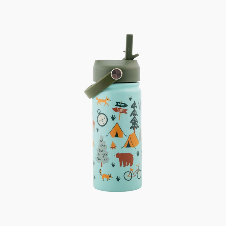 Stephen Joseph Insulated Stainless Steel Bottle With Handle