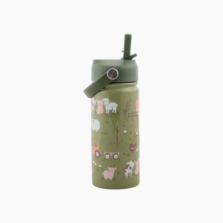 Stephen Joseph Insulated Stainless Steel Bottle With Handle