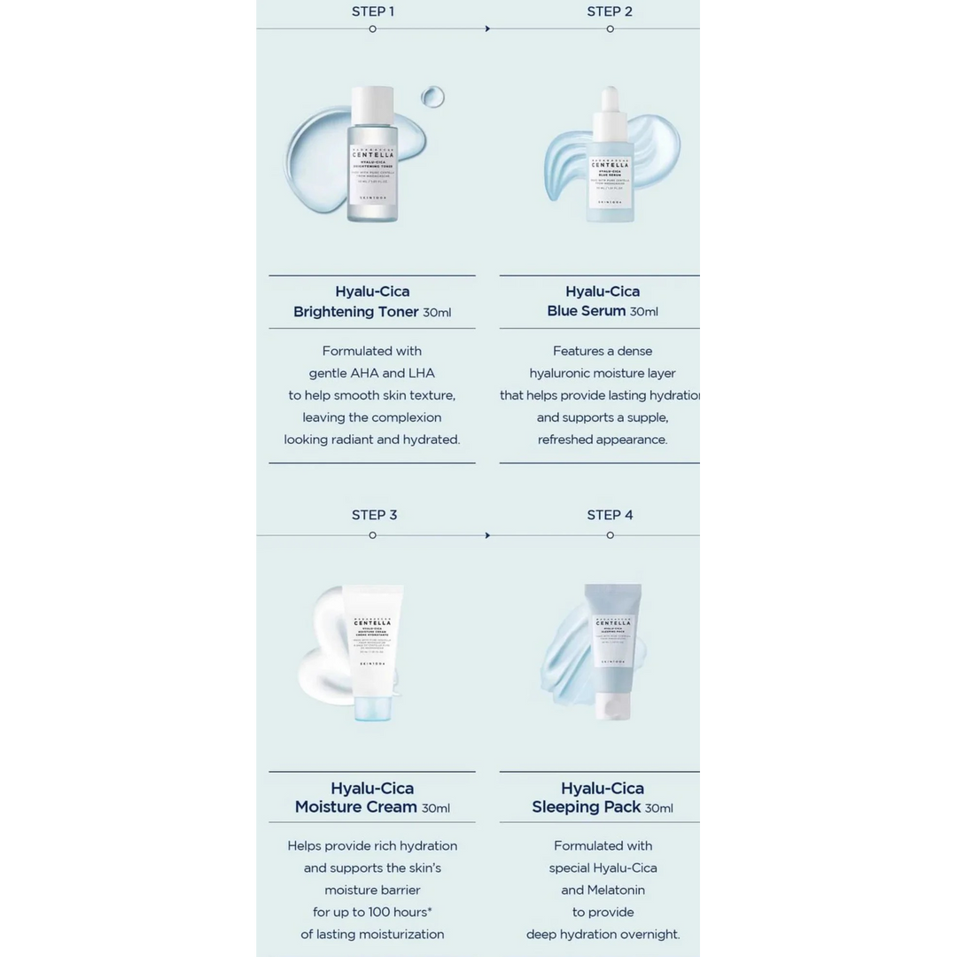 SKIN1004 Madagascar Centella Hyalu-Cica Skincare Travel Kit