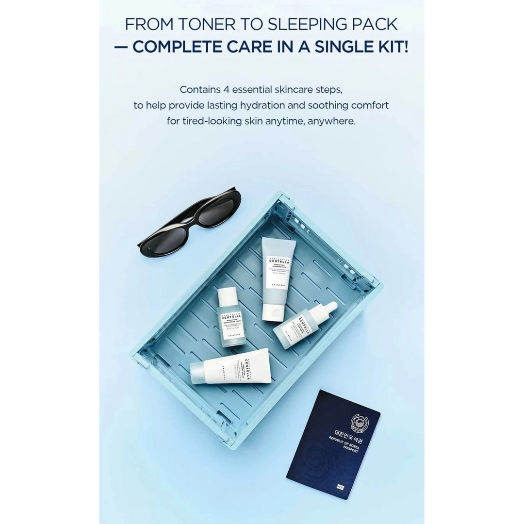 SKIN1004 Madagascar Centella Hyalu-Cica Skincare Travel Kit
