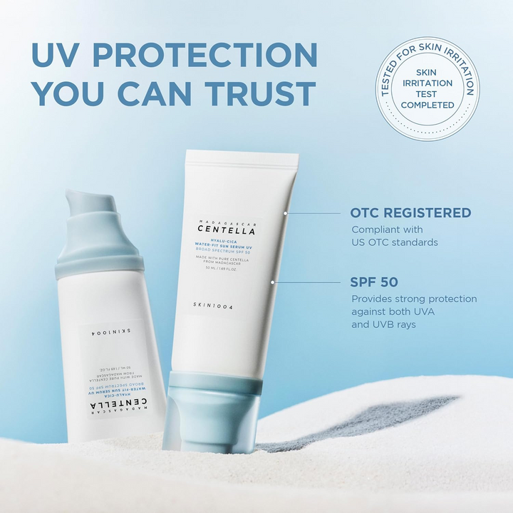 SKIN1004 Madagascar Centella Hyalu-Cica Water-Fit Sun Serum Sunscreen
