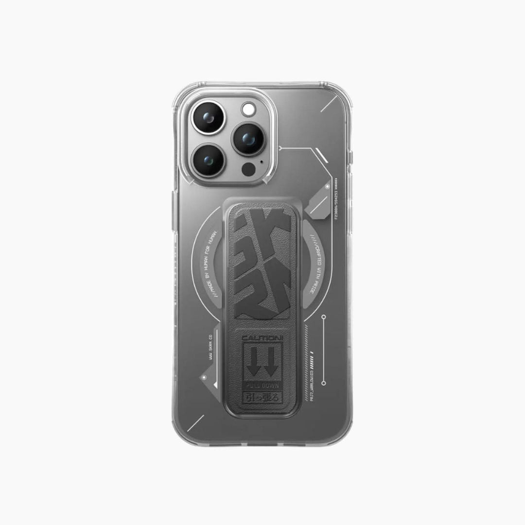 Catchy Jo SKINARMA iPhone Helio Mag-Charge With Grip-Stand Case