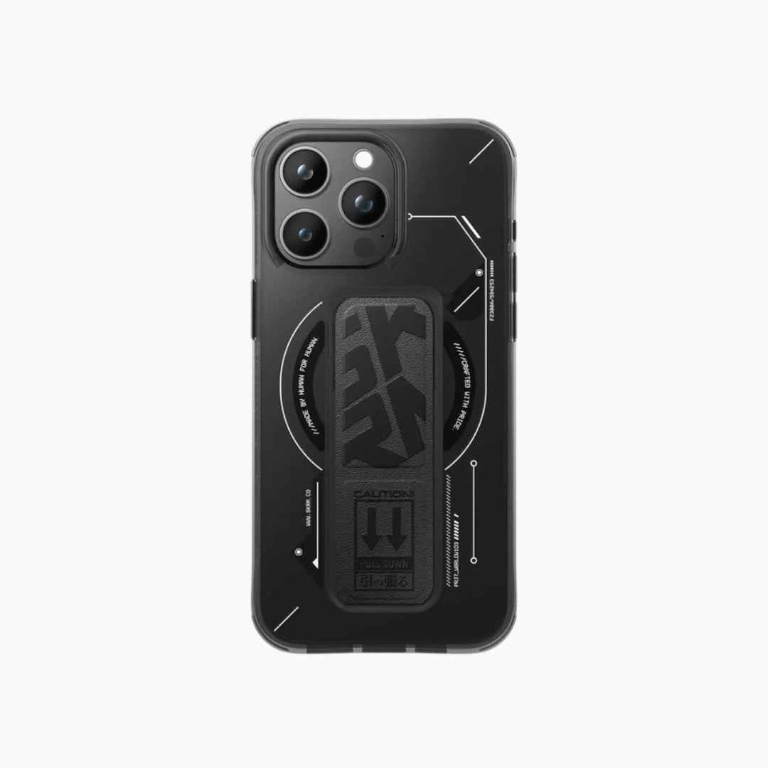 Catchy Jo SKINARMA iPhone Helio Mag-Charge With Grip-Stand Case