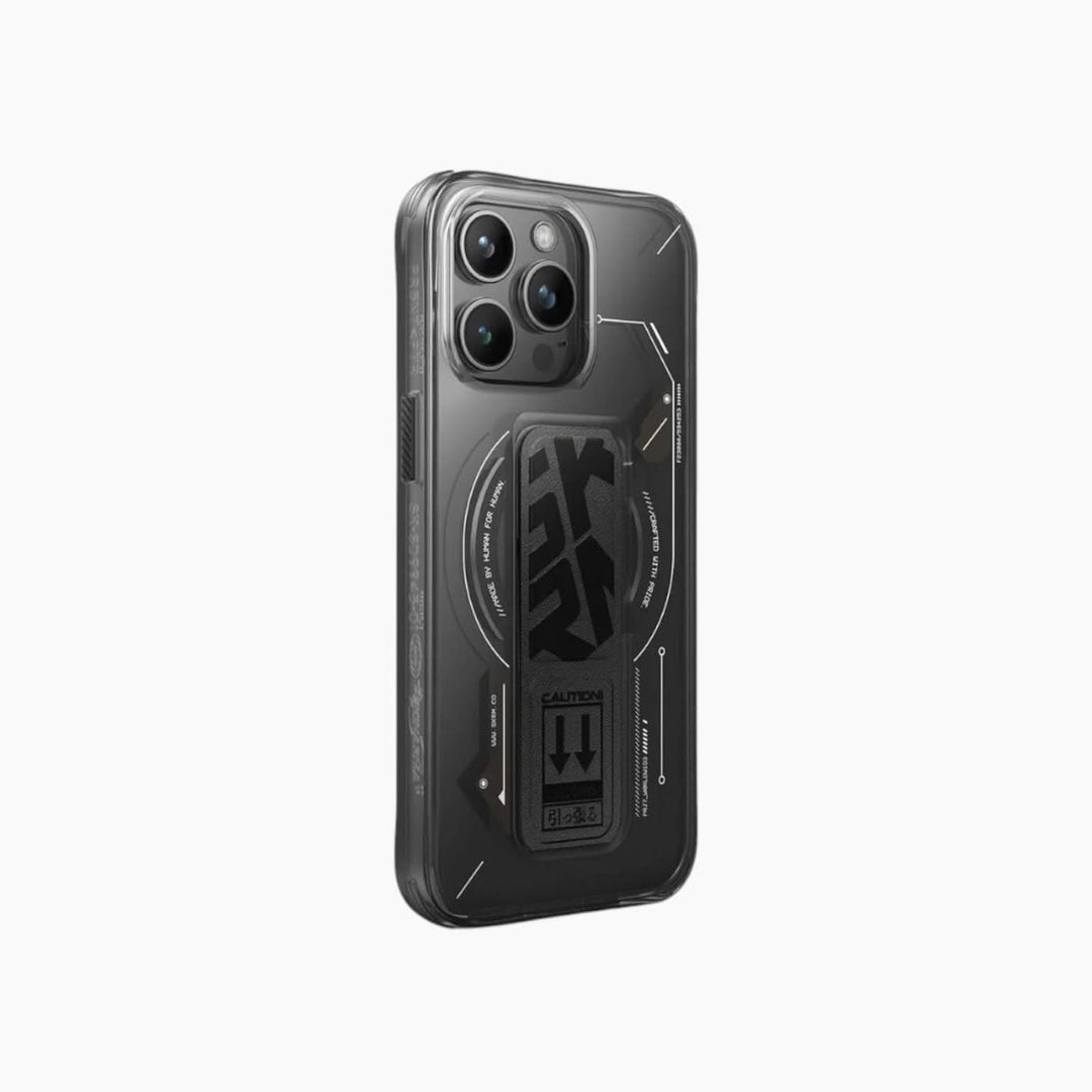 Catchy Jo SKINARMA iPhone Helio Mag-Charge With Grip-Stand Case