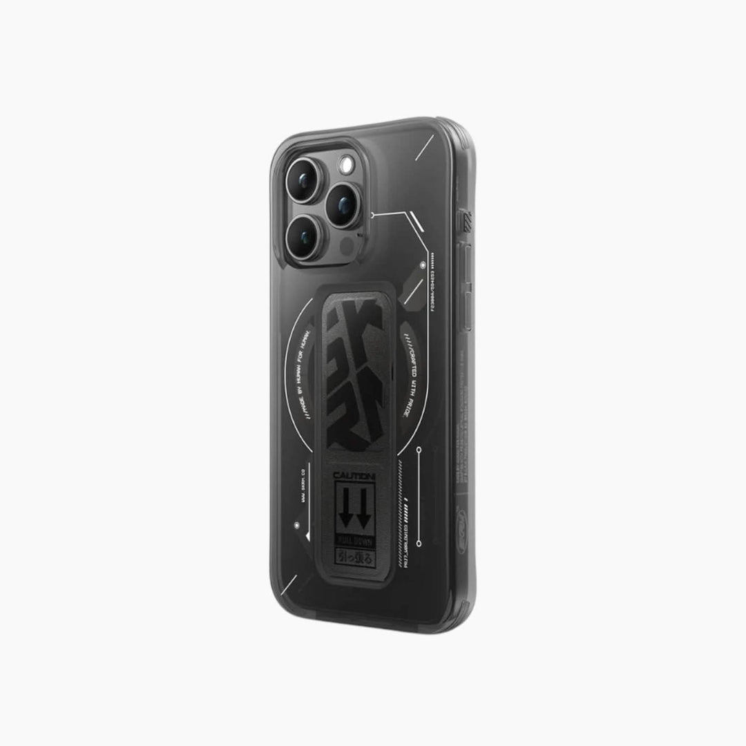 Catchy Jo SKINARMA iPhone Helio Mag-Charge With Grip-Stand Case