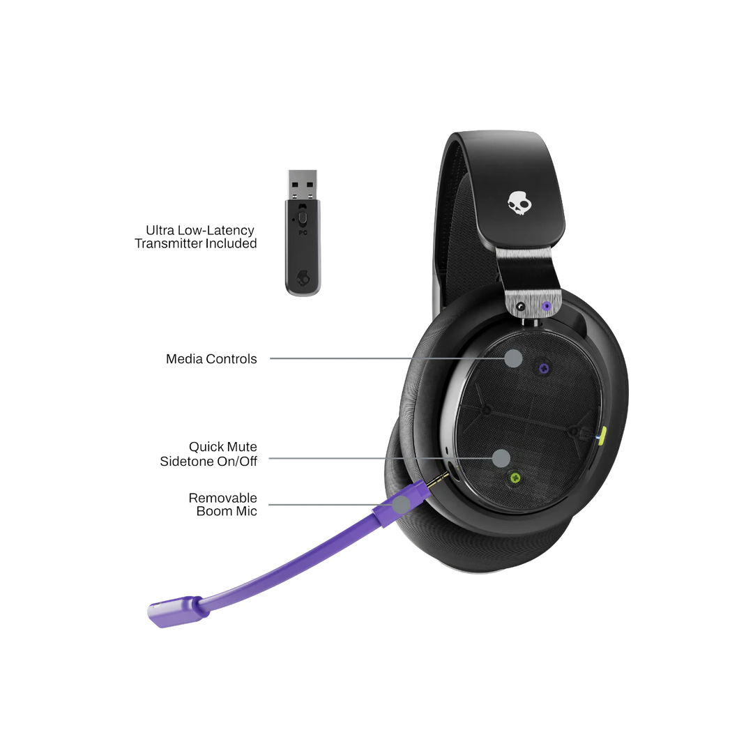 SKULLCANDY PLYR Multi-Platform Headset with removable boom microphone