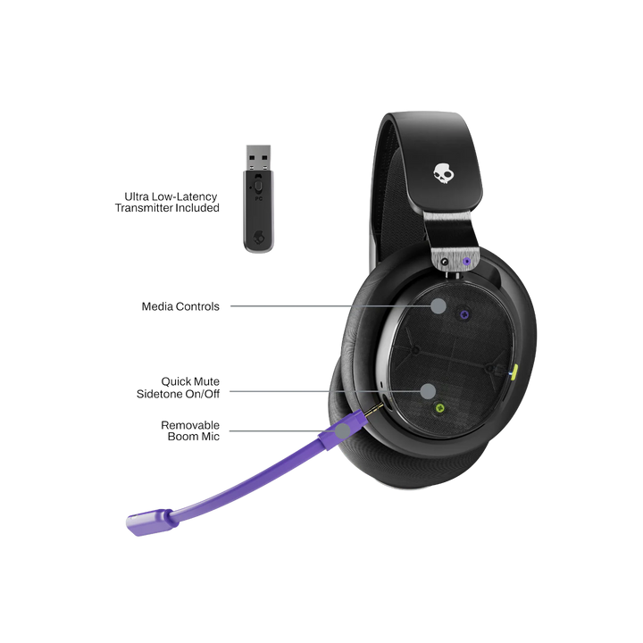 SKULLCANDY PLYR Multi-Platform Headset with removable boom microphone
