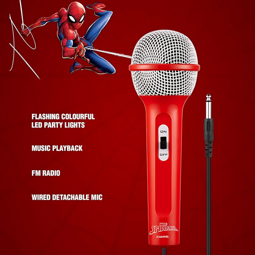 Smd Spider-Man Galaxy Led Starskaraoke Machine