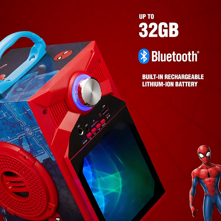 Smd Spider-Man Galaxy Led Starskaraoke Machine