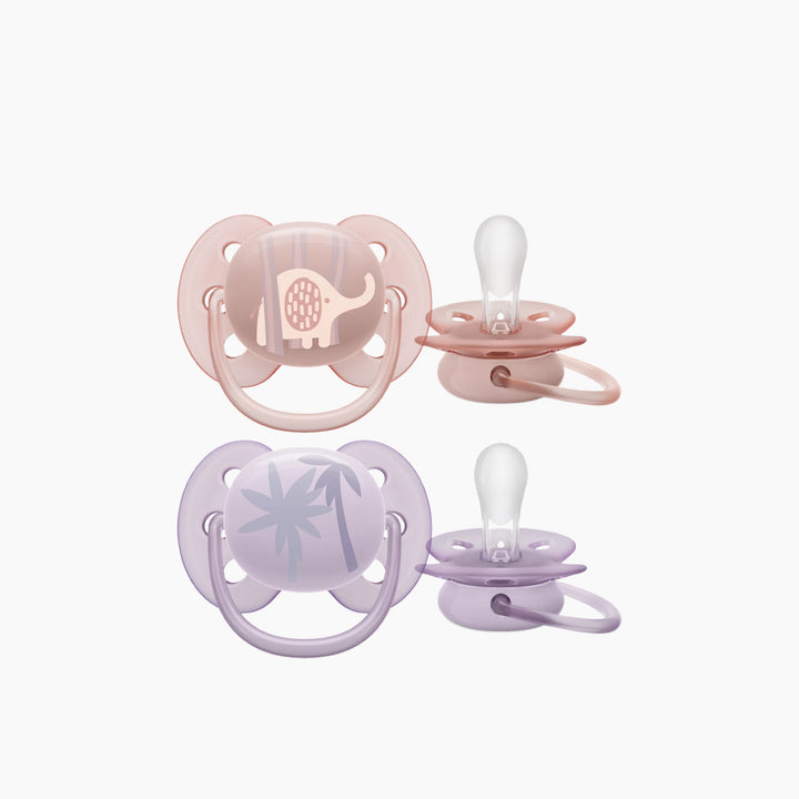 Philips Avent Ultra Soft Soother 0-6 Months 2 pack