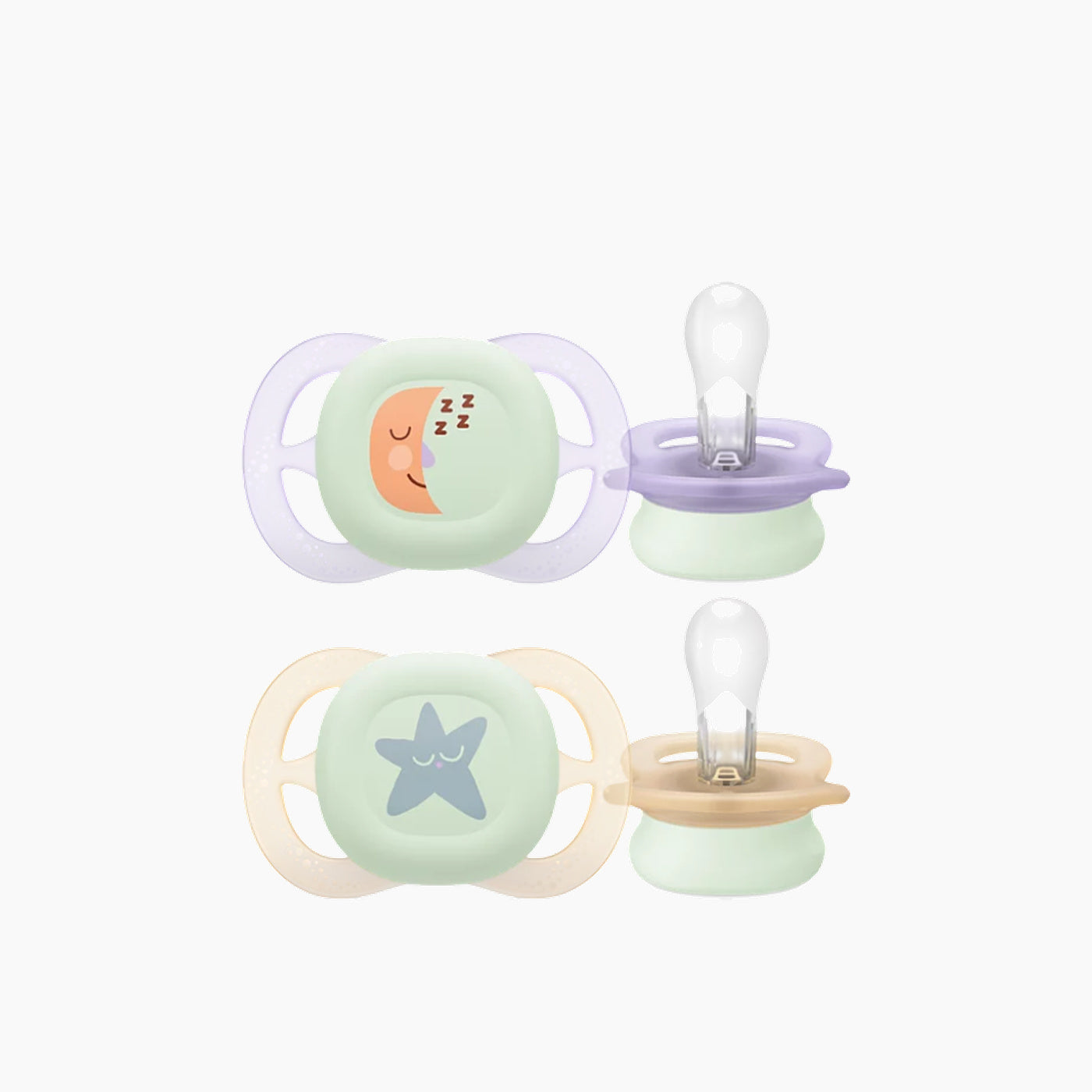 Philips Avent Ultra Air Night Soother 2 Pack Philips Avent Ultra Air Night Soother 2 Pack