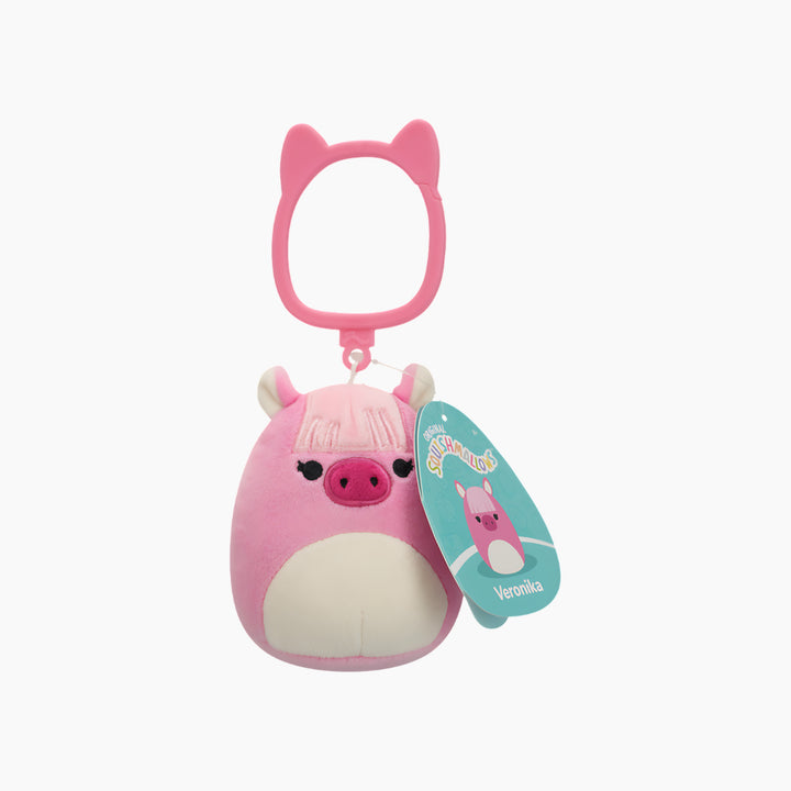 SQCP00621Squishmallows-Clip-OnLittlePlush3.5VeronikathePinkShetlandPonywithBangs_1_formatted - HUNA