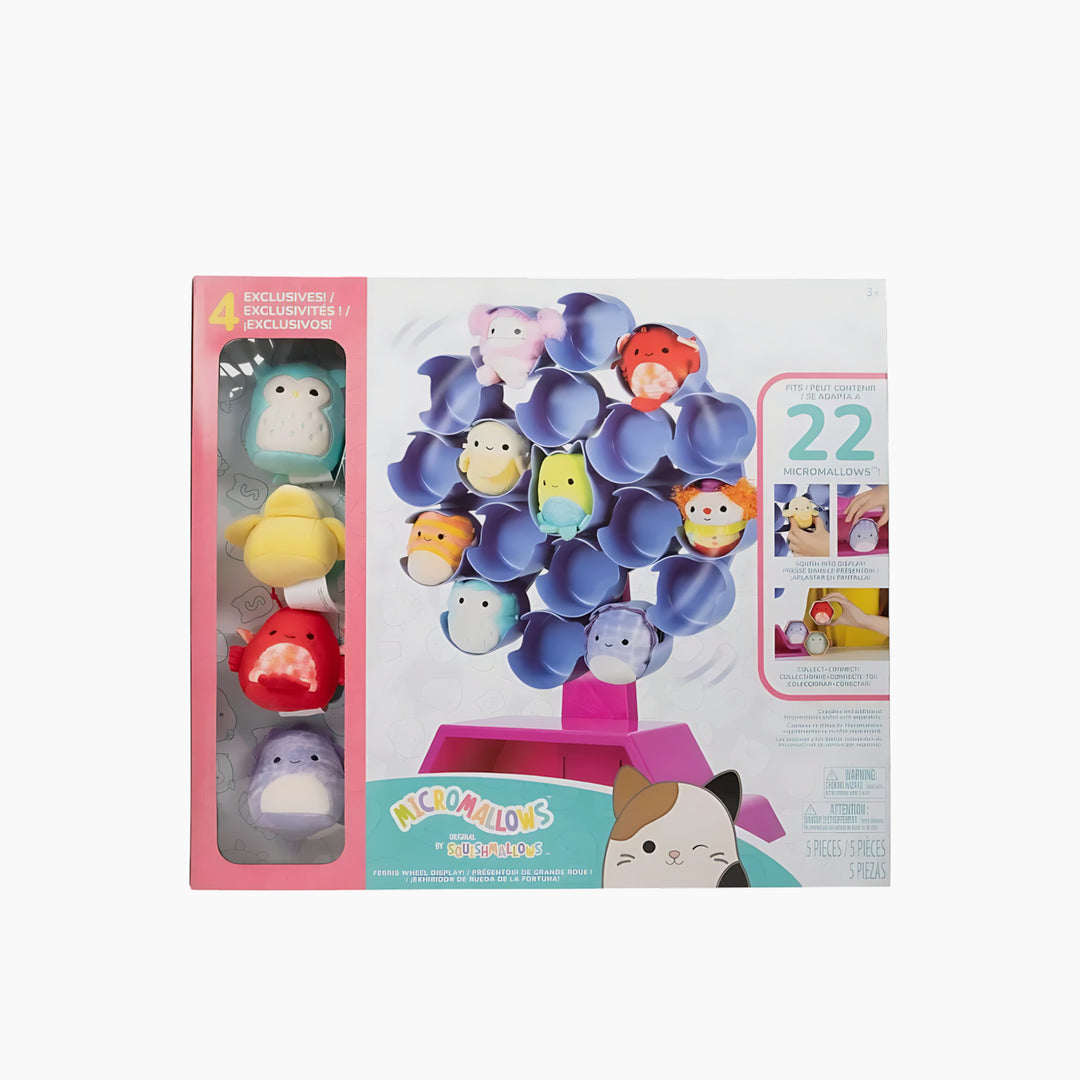 JAZWARES Micromallows Ferris Wheel Toy Playset