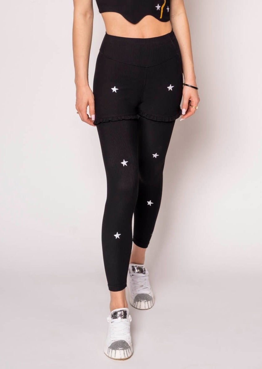 Ink Martini STAR-STUDDED LEGGINGS
