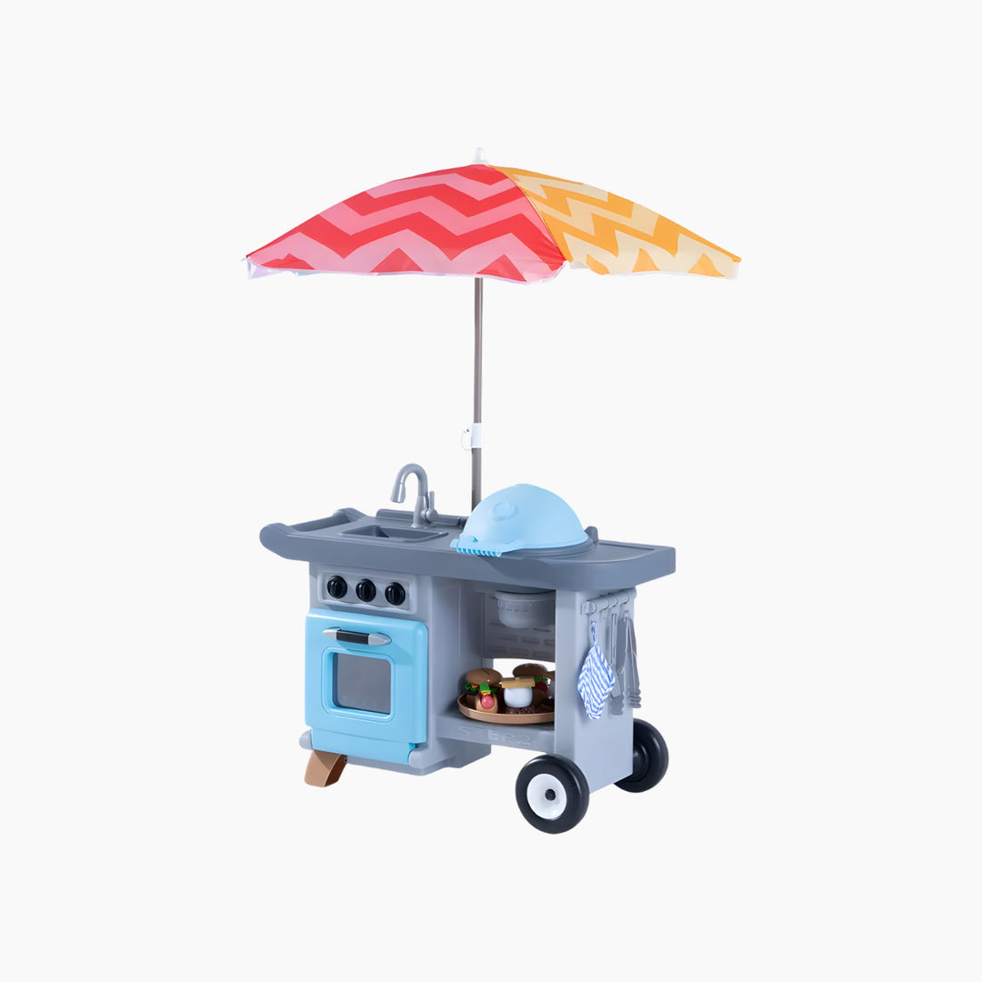 Step 2 Grill &amp; Go Bbq Cart With Umbrella