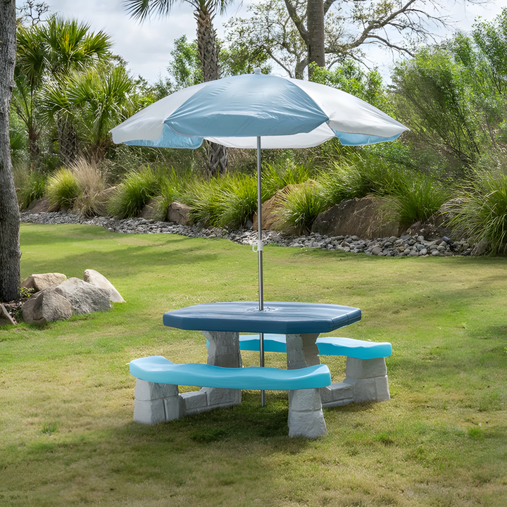 Step 2 Sun &amp; Fun Picnic Table With Umbrella