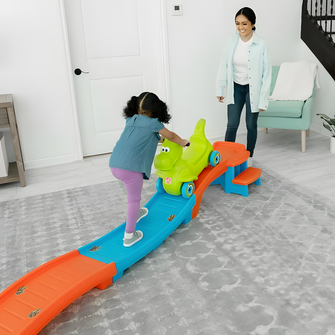 Step 2  Dino Dash Up &amp; Down Roller Coaster