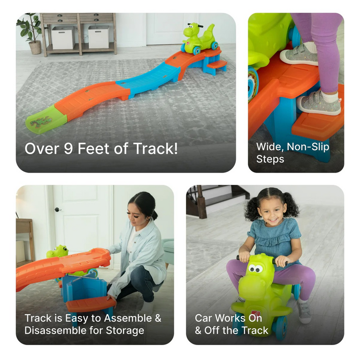 Step 2  Dino Dash Up &amp; Down Roller Coaster