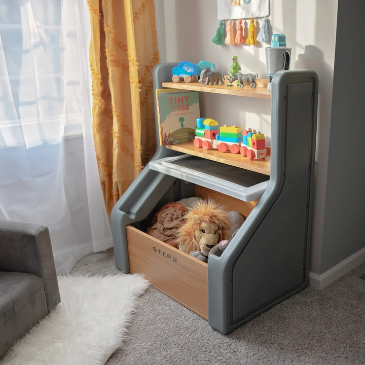 Step 2  Harmony Toy Storage Box Sage Gray