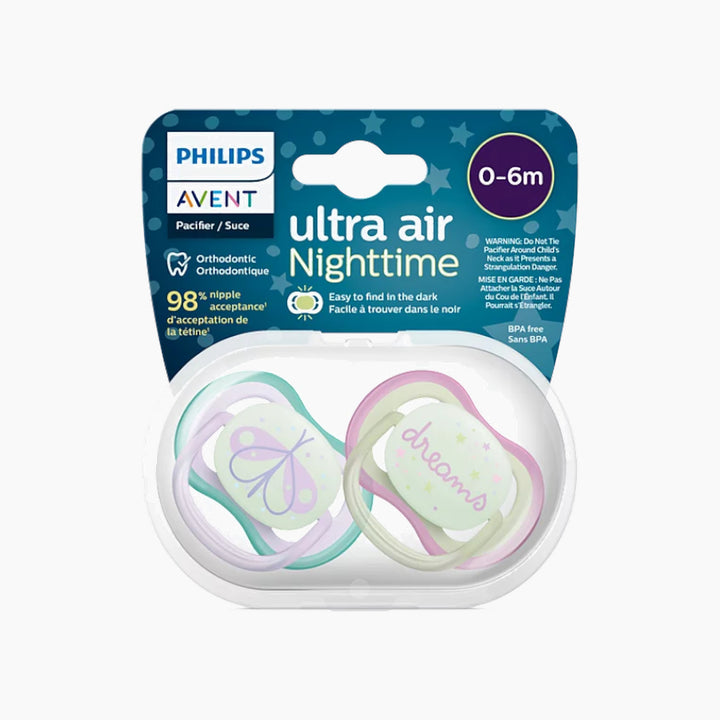 Philips Avent Ultra Air Night Soother (0-6 Months)