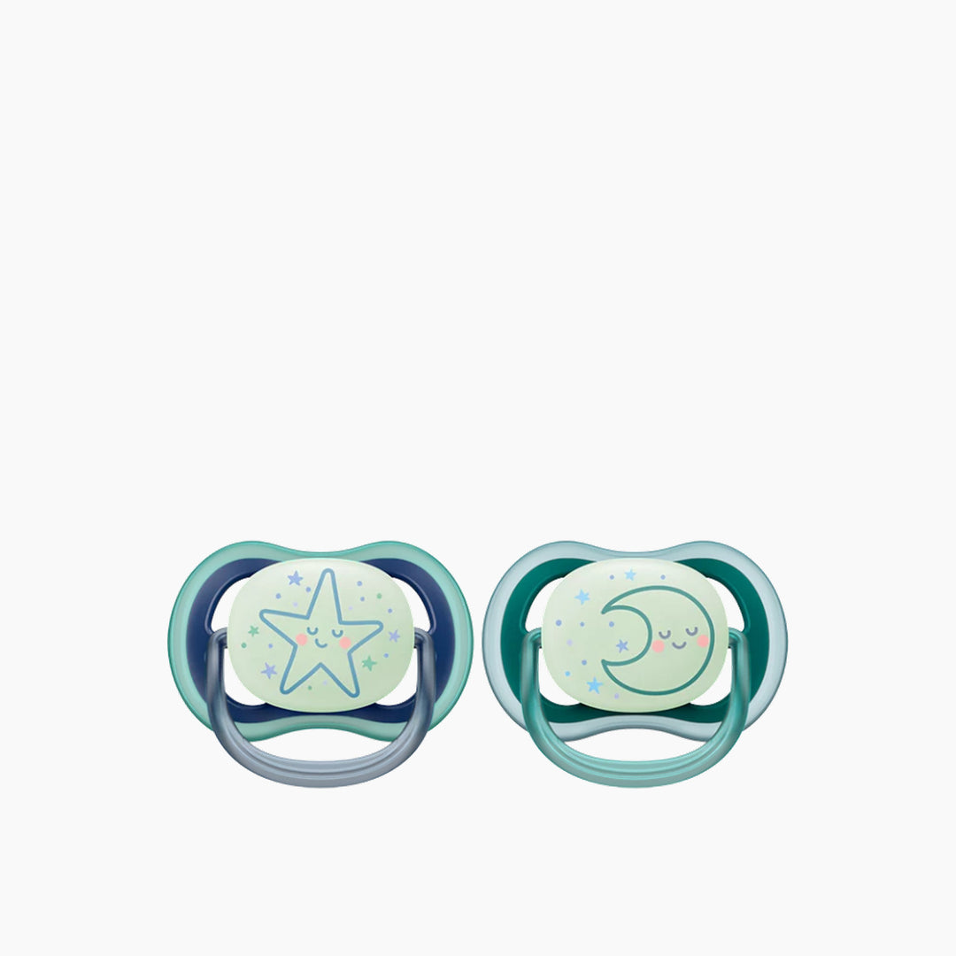 Philips Avent Ultra Air Night Soother (6-18 Month) 2 Pack