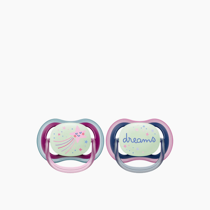 Philips Avent Ultra Air Night Soother (6-18 Month) 2 Pack