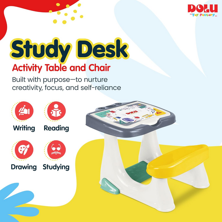 Dolu Study Desk With Lid