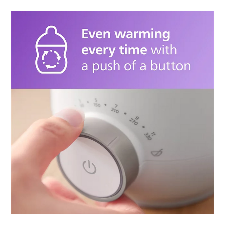 Philips Avent fast bottle warmer for quick and even warming