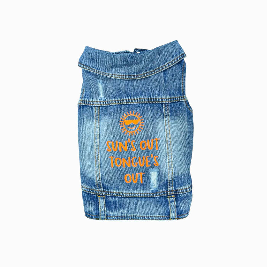 Best Buddies Dog Jeans Jacket - HUNA