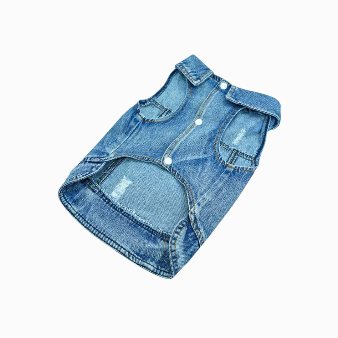 Best Buddies Dog Jeans Jacket - HUNA