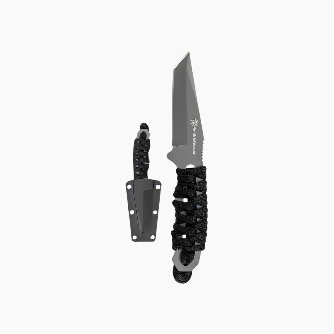 Smith &amp; Wesson Full Tang Tanto Fixed Blade Knife