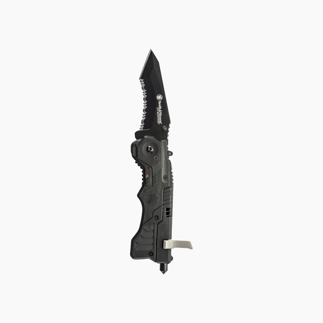 Smith &amp; Wesson 1St Response M.A.G.I.C. Assisted Opening Liner Lock Folding
Knife &amp; Rescue Tool