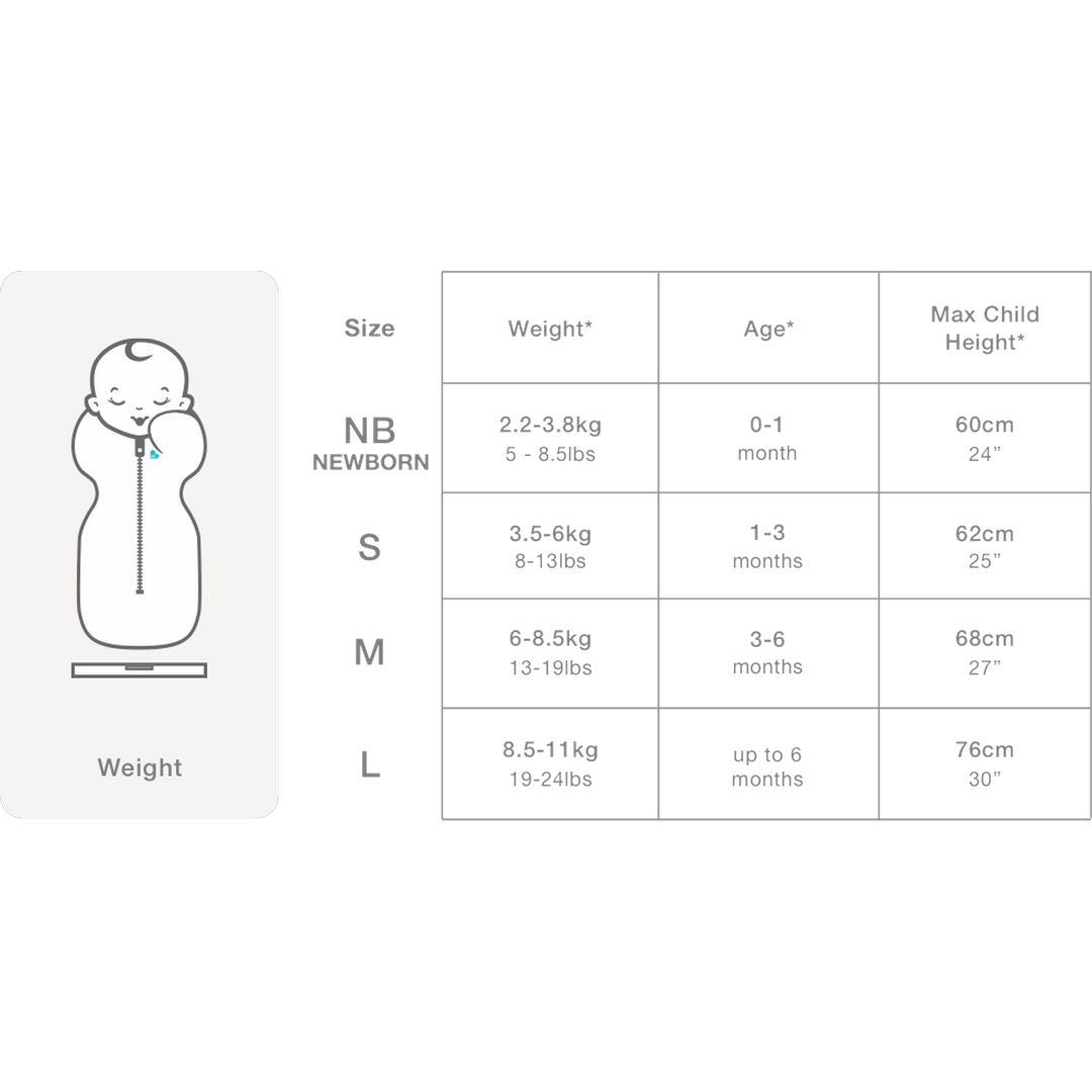 Love To Dream Swaddle Up™ Original 1.0 Tog White Newborn