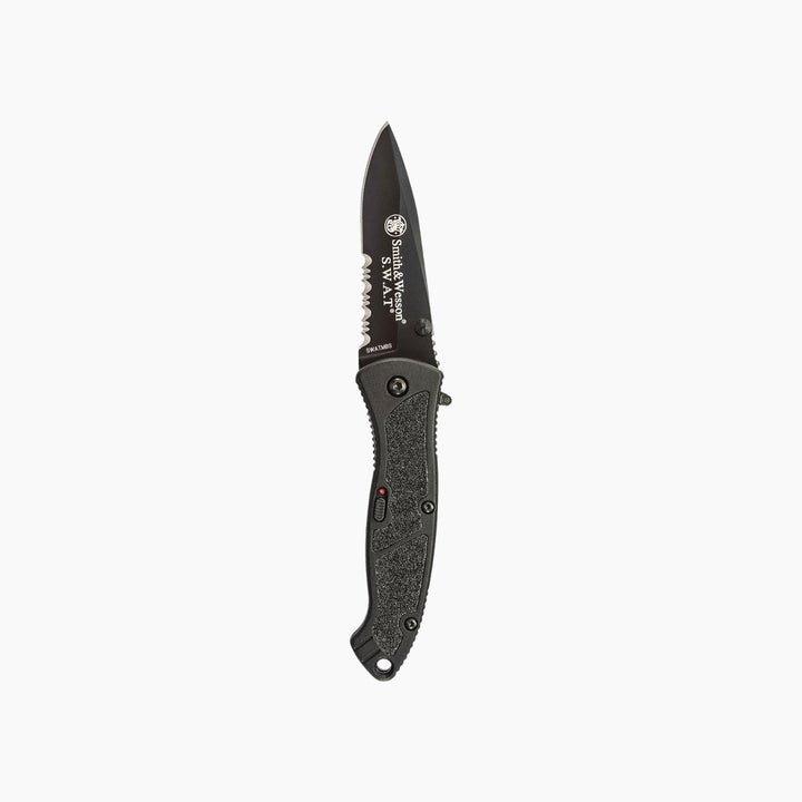 Smith &amp; Wesson S.W.A.T. M.A.G.I.C. Assisted Opening Drop Point Folding Knife SWATLBS