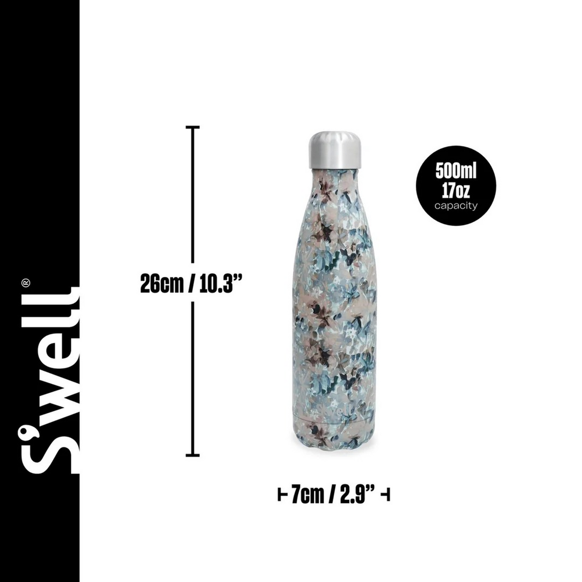 S'Well 500 ml Forest Bloom bottle