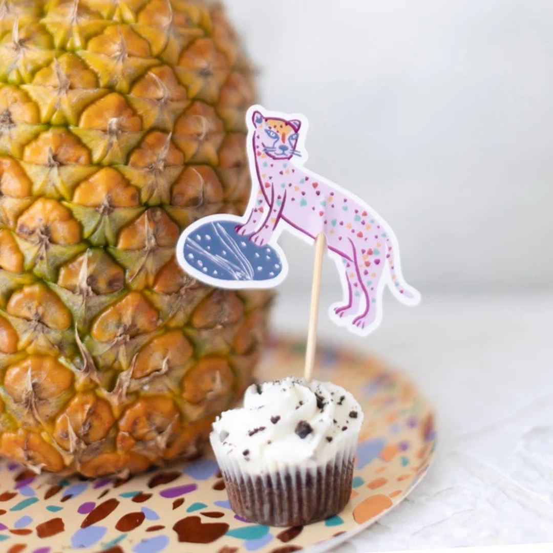 Ma Fete Safari Cupcake Toppers - Set of 16