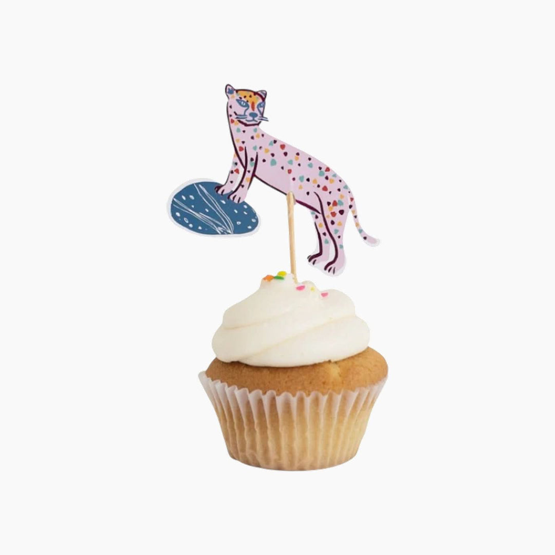 Ma Fete Safari Cupcake Toppers - Set of 16