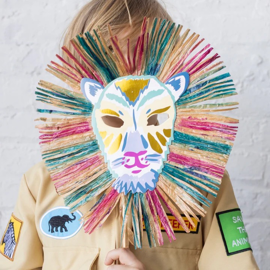 Ma Fete Safari Lion Masks - Set of 4