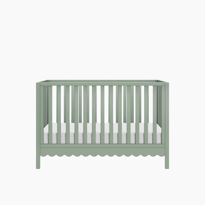 Davinci Sammy Scallop 4-in-1 Convertible Crib in Light Sage