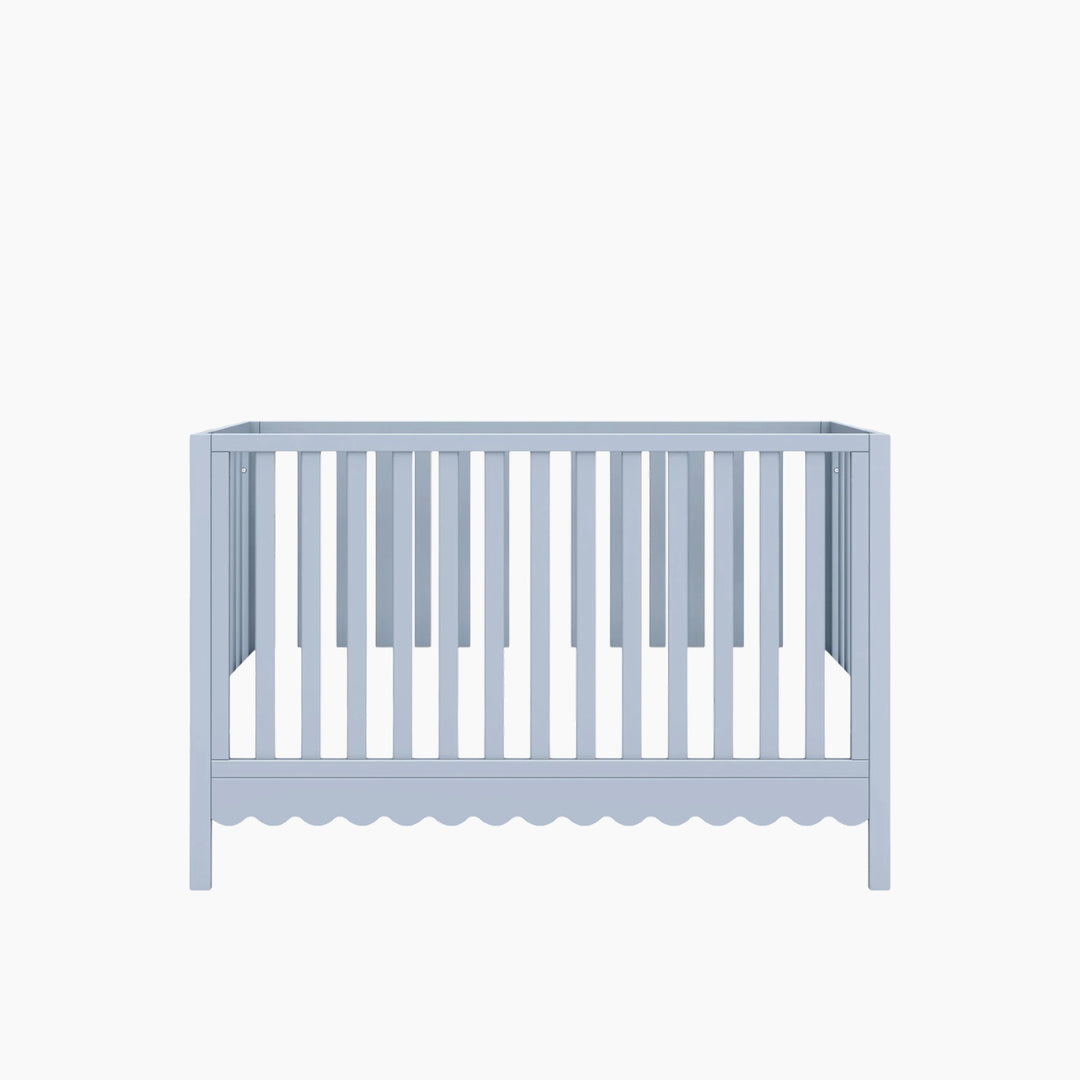 Davinci Sammy Scallop 4-in-1 convertible crib in powder blue